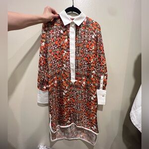 Italian personal design silk dress